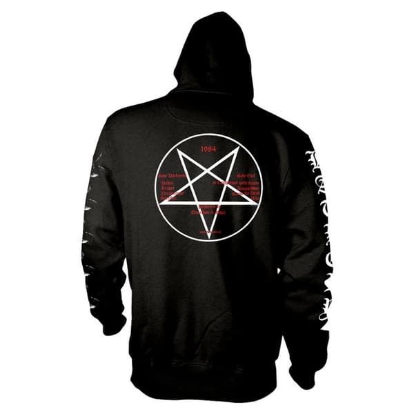Bathory Unisex Hoodie för vuxna med get