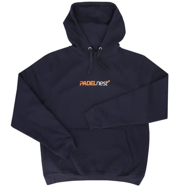 Padelnest, Hoodie - Mörkblå - Herr Svart L
