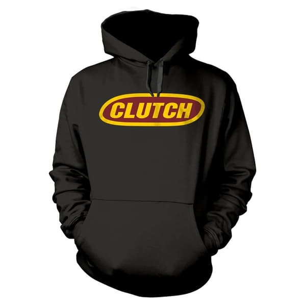 Clutch Unisex Hoodie med klassisk logo til voksne