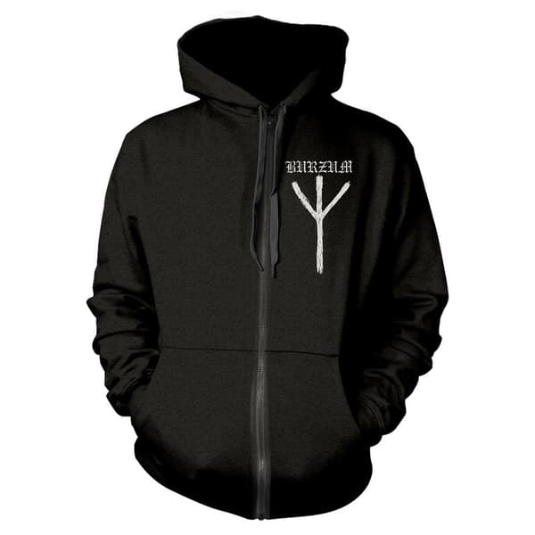 Burzum Unisex Adult Rune Full Zip Hoodie