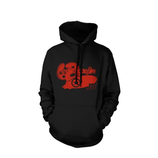 Led Zeppelin Unisex LZ III Bubble Logo Hoodie til voksne