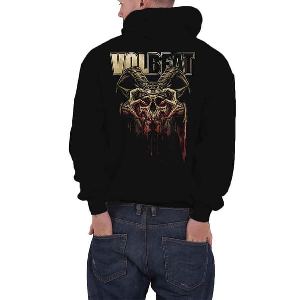 Volbeat Unisex hættetrøje til voksen med dødningehoved