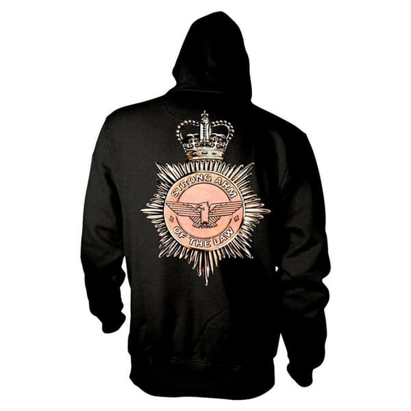 Saxon Unisex Adult Strong Arm Of The Law Full Zip Hoodie