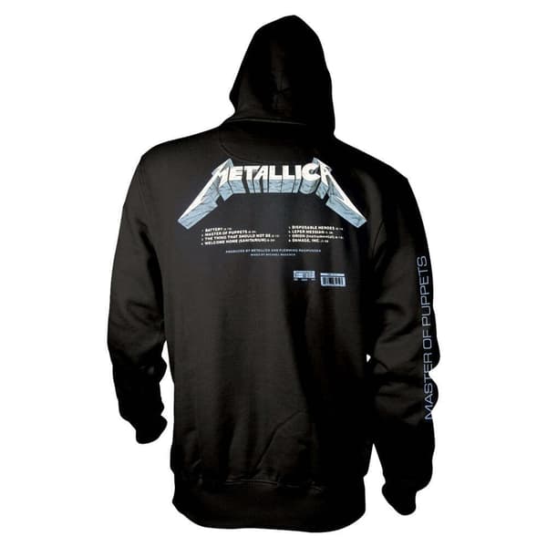 Metallica Unisex Vuxen Master Of Puppets Tracks Hoodie för vuxna