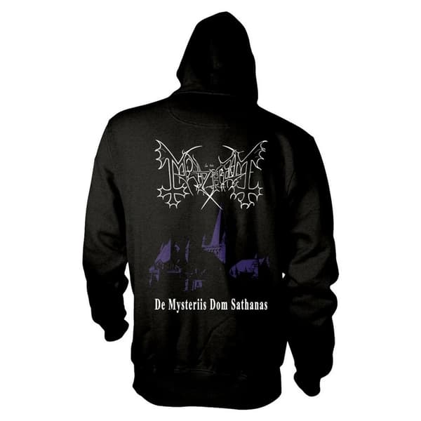 Mayhem Unisex Adult De Mysteriis Dom Sathanas Full Zip Hoodie