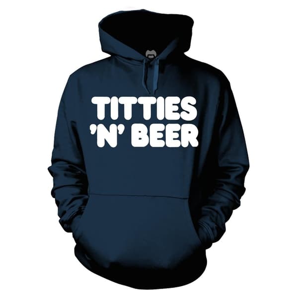 Frank Zappa Unisex Adult Titties ´N´ Beer Hoodie