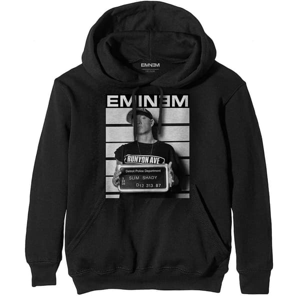 Eminem Unisex hættetrøje til voksne med anholdelse af anholdelser Black M