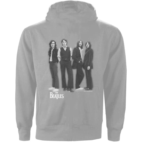 The Beatles Unisex vuxen med ryggtryck med dragkedja