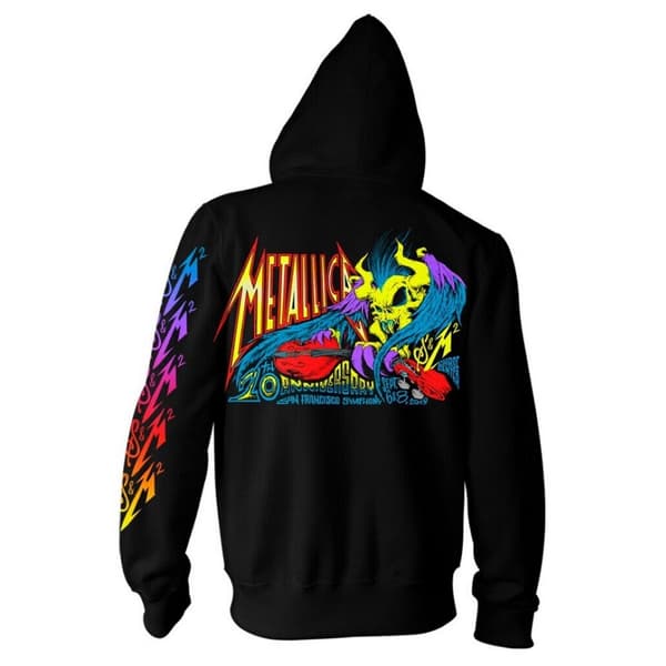 Metallica Unisex Adult S&M2 Anniversary Full Zip Hoodie