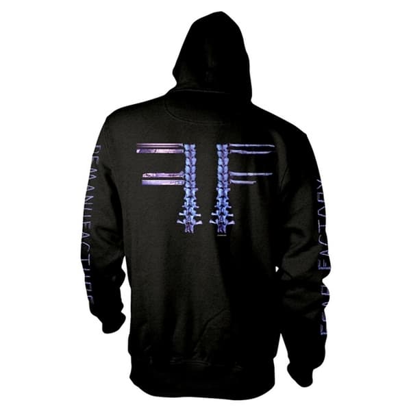 Fear Factory Unisex Adult Demanufacture Pocket Full Zip Hoodie