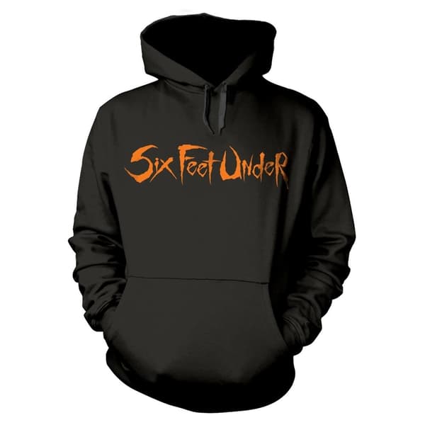 Six Feet Under Unisex Adult Haunted Hoodie Black M