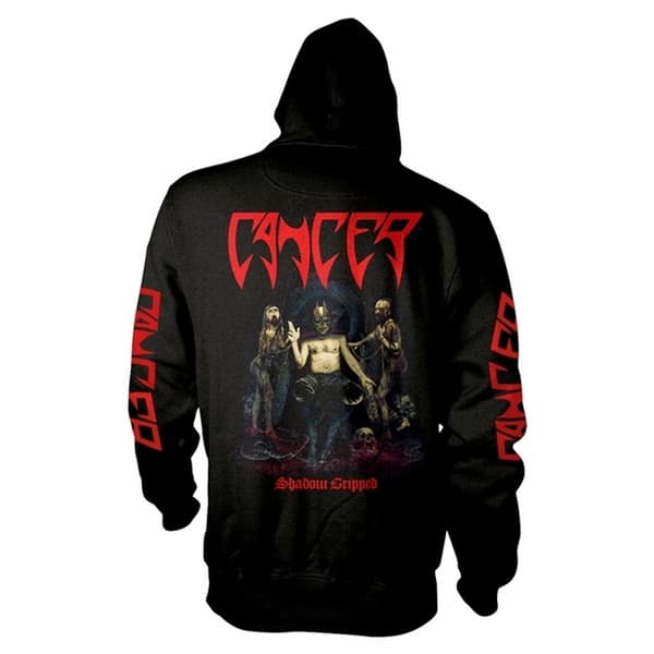 Cancer Unisex Adult Shadow Gripped Full Zip Hoodie