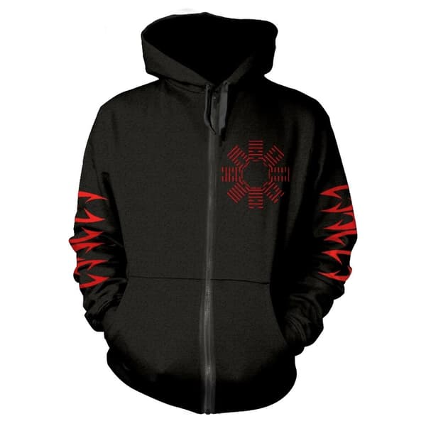 Cancer Unisex Adult Shadow Gripped Full Zip Hoodie
