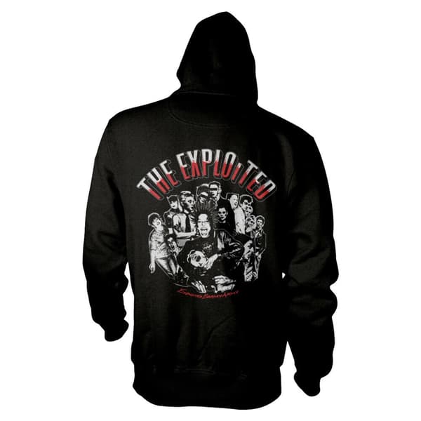 The Exploited Unisex vuxen Barmy Army Hoodie med dragkedja