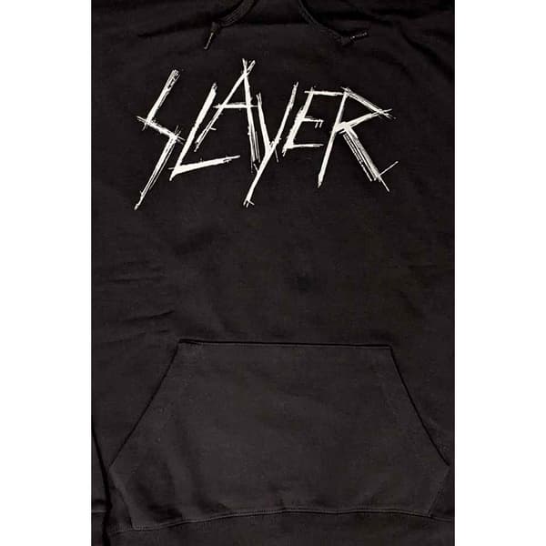 Slayer Unisex Adult Scratch Logo Pullover Hoodie