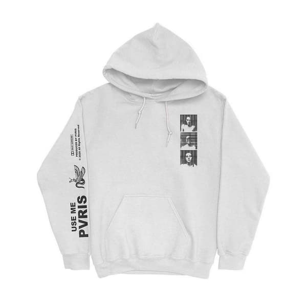 Pvris Unisex Adult Use Me Copyright Back Print Pullover Hoodie