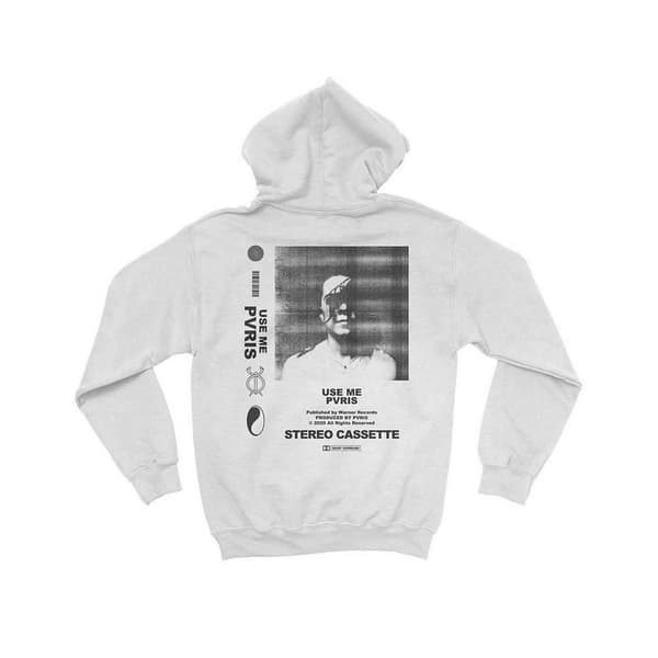 Pvris Unisex Adult Use Me Copyright Back Print Pullover Hoodie
