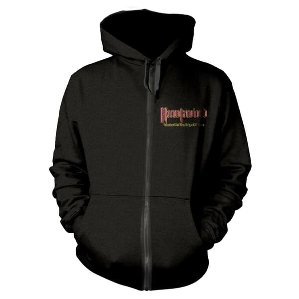 Hawkwind Unisex Adult Warrior On The Edge Of Time Full Zip Hoodie Black S