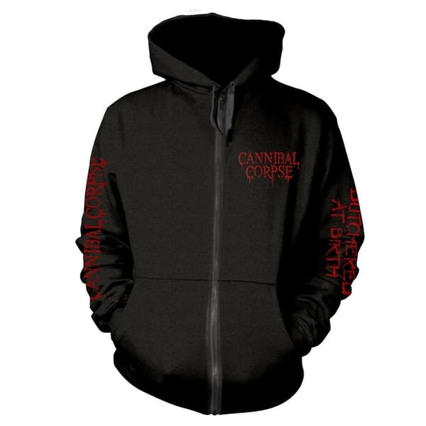 Cannibal Corpse Unisex Adult Butchered At Birth Full Zip Hoodie