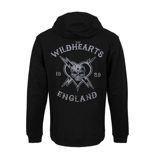 The Wildhearts Unisex Vuxen England 1989 Full Zip Hoodie