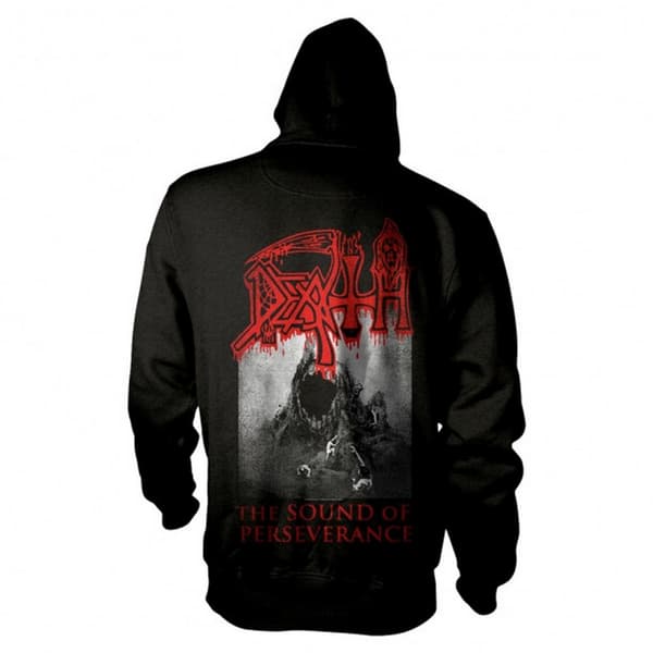 Death Unisex Vuxen The Sound of Perseverance Hoodie med hel dragkedja för vuxna