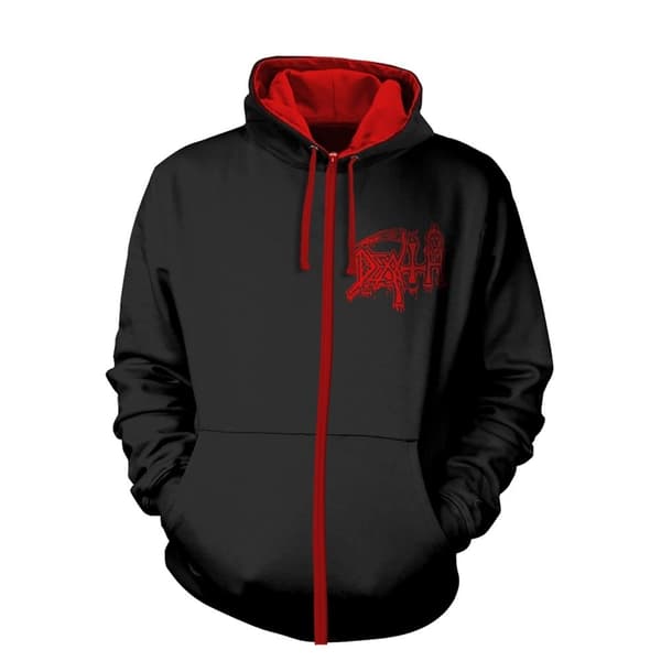Death Unisex Vuxen The Sound of Perseverance Hoodie med hel dragkedja för vuxna
