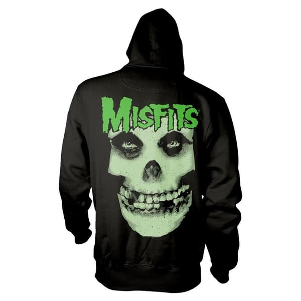 Misfits Unisex vuxen Skull Hoodie för vuxna