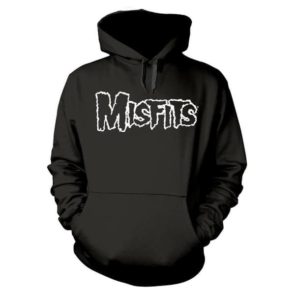 Misfits Unisex Adult Skull Hoodie Black XXL