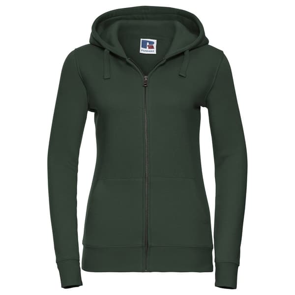 Russell Dame/Damer Authentic hættetrøje med lynlås med fuld lynlås