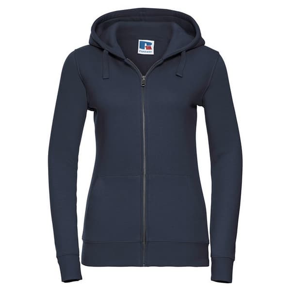 Russell Dame/Damer Authentic hættetrøje med lynlås med fuld lynlås