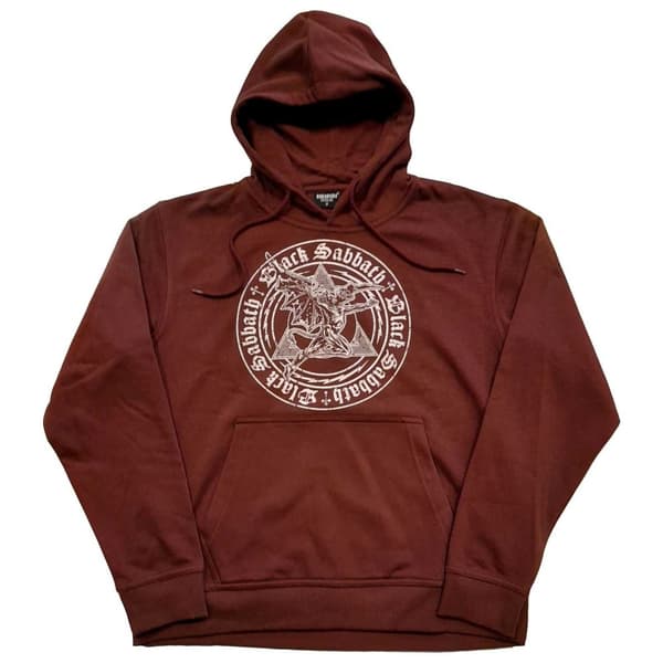 Black Sabbath Unisex Vuxen Henry Pyramid Emblem Pullover Hoodie för vuxna Brown XXL