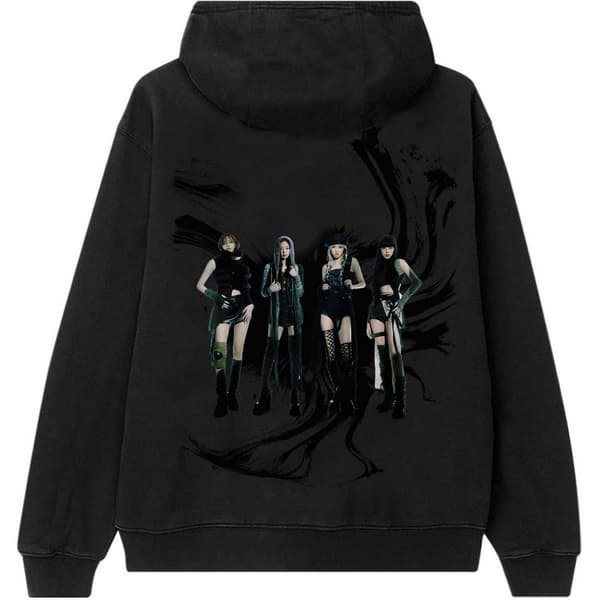 BlackPink Unisex Adult Pink Venom Oil Stroke Pullover Hoodie