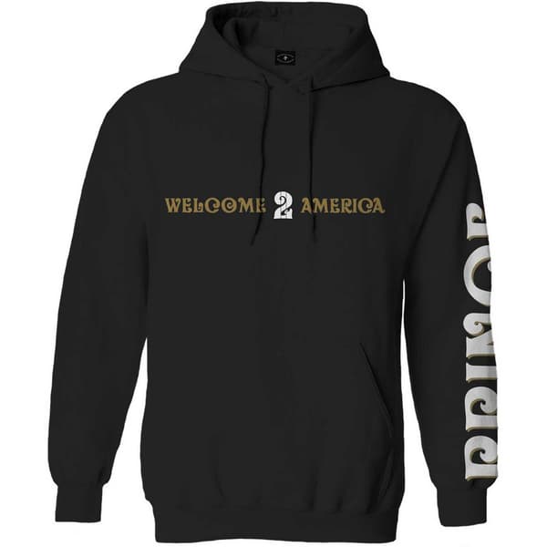 Prince Unisex voksen Welcome 2 America Back Print Hoodie til voksne