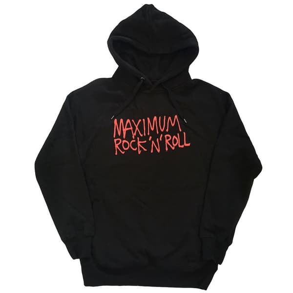 Primal Scream Unisex voksen Maximum Rock ´N´ Roll Back Print Hoodie til voksne