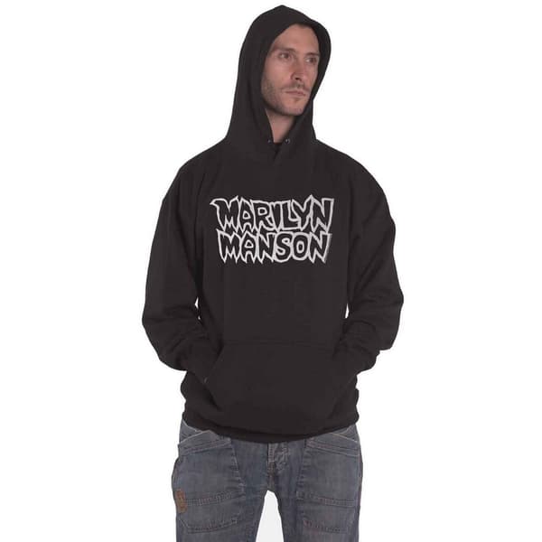 Marilyn Manson Unisex Adult Logo Pullover Hoodie