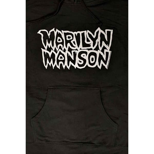Marilyn Manson Unisex Adult Logo Pullover Hoodie