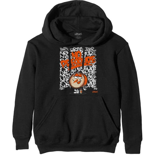 Logic Unisex Adult Gauge Hoodie Black L