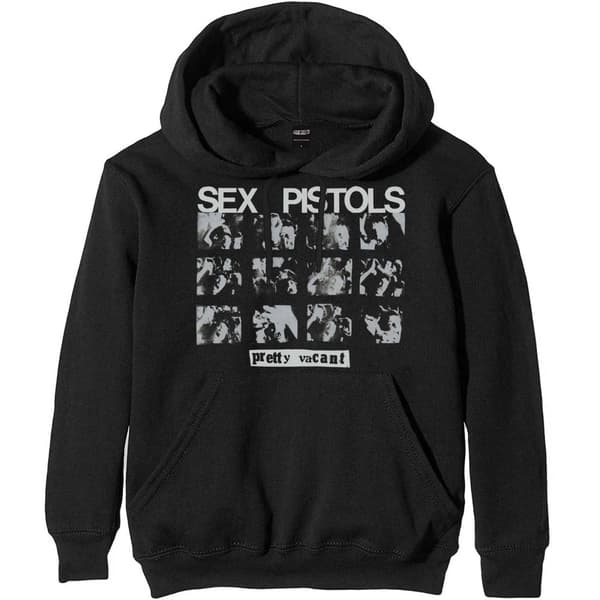 Sex Pistols Unisex Adult Pretty Vacant Pullover Hoodie Black S