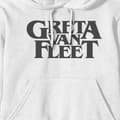Miniatyrbillede 2 af 2: Greta Van Fleet Unisex Hoodie med logo til voksne