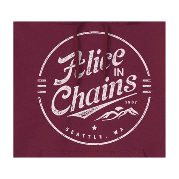 Alice In Chains Unisex vuxen Circle Logo Pullover Hoodie för vuxna