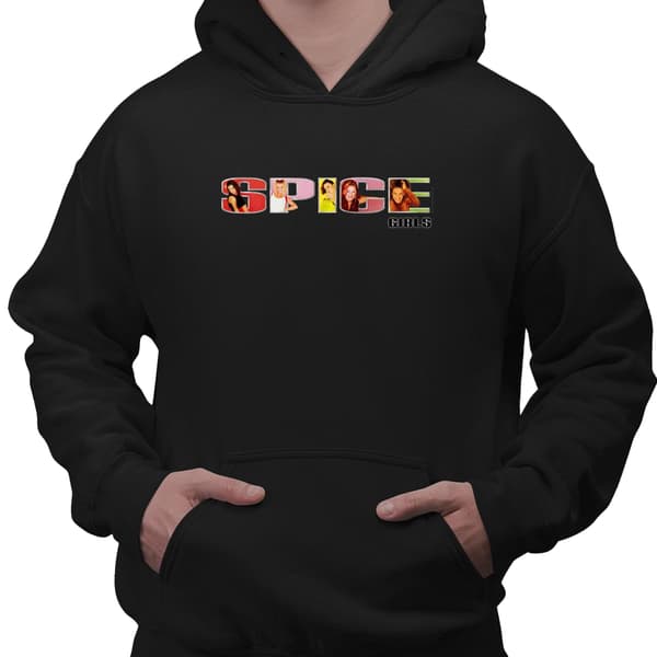 Spice Girls Unisex Adult Logo Hoodie