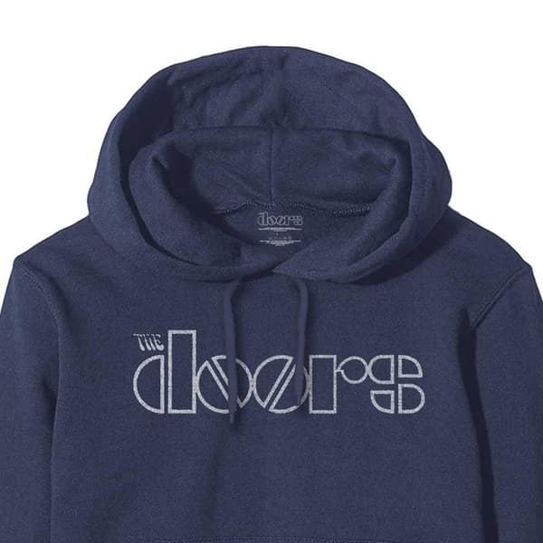 The Doors Unisex Adult Logo Pullover Hoodie