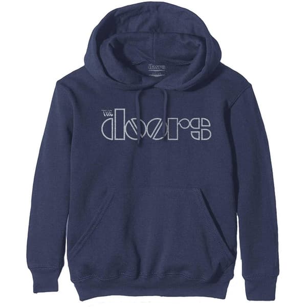 The Doors Unisex Adult Logo Pullover Hoodie