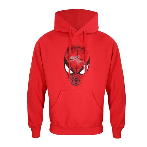 Spider-Man Unisex Adult Crest Hoodie Red S