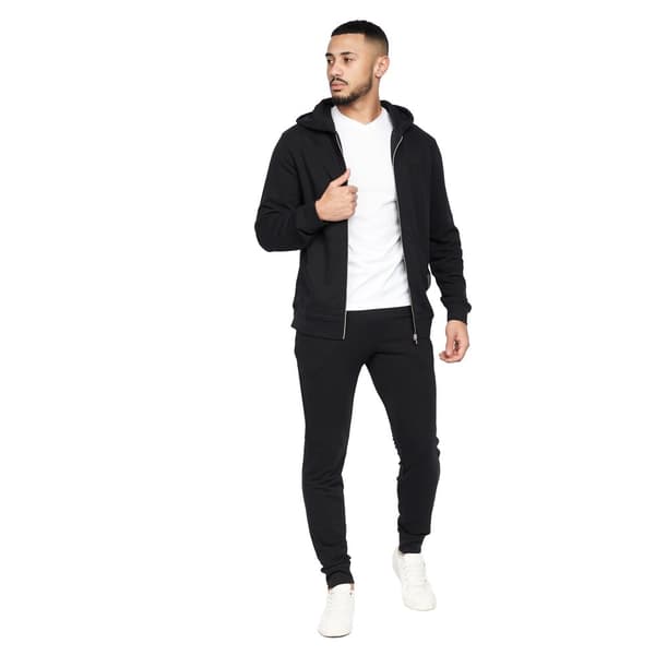 Crosshatch Braxson Hoodie med hel dragkedja för män