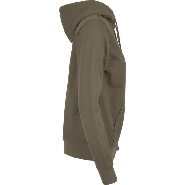 Build Your Brand Womens/Ladies Basic Hoodie med hel dragkedja