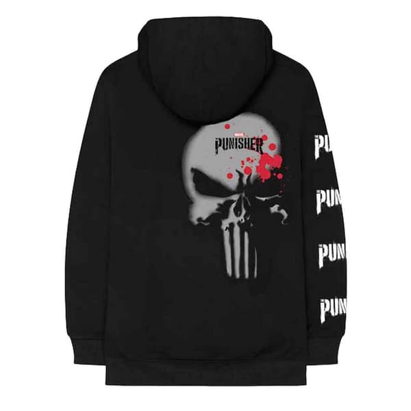 The Punisher Unisex stämpel för vuxna med tröja med huva