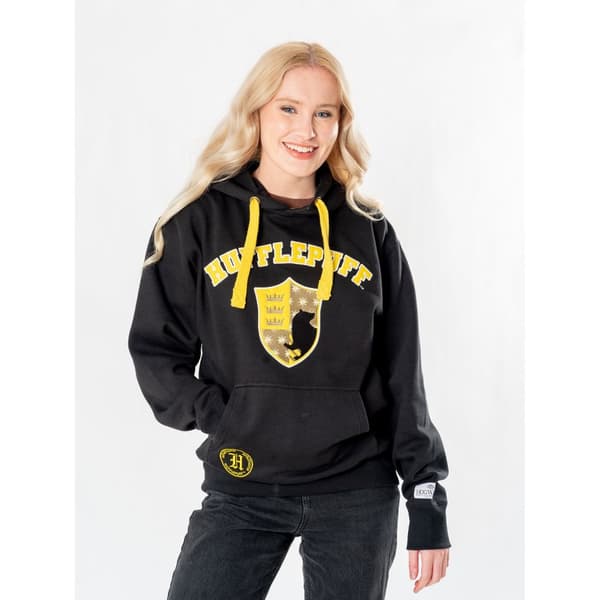 Harry Potter Unisex Deluxe Hufflepuff Hoodie för vuxna