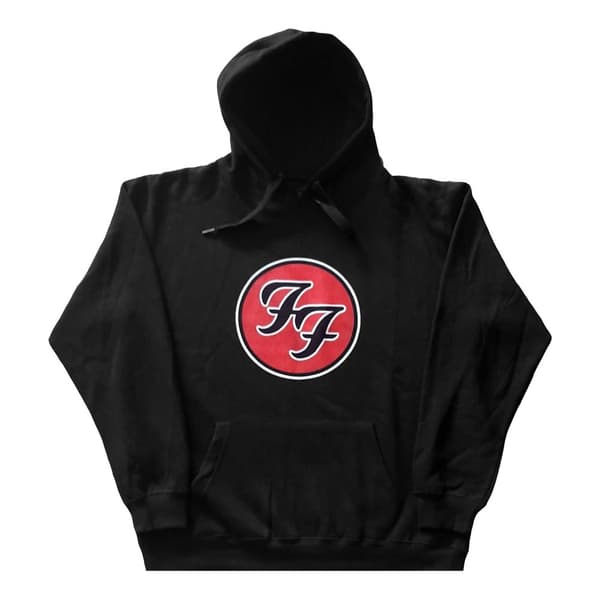 Foo Fighters Unisex hættejakke med infill logo til voksne Black XXL