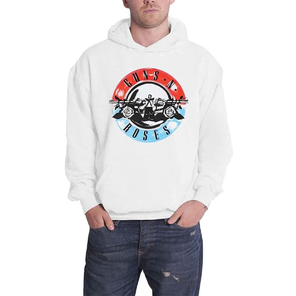 Guns N Roses Unisex Adult Motorcross Logo Hoodie